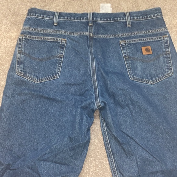 Almost free - Carhartt Mens Flannel Lined Jeans 40 waist relaxed fit - Picture 7 of 9